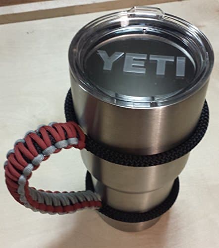 Handle fits Yeti Rambler 30oz. Maroon and Gray (HANDLE ONLY)
