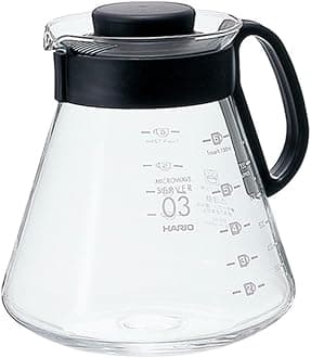 XVD-80B 800 ml Acrylic Range Coffee Server, Black, 6 Cup
