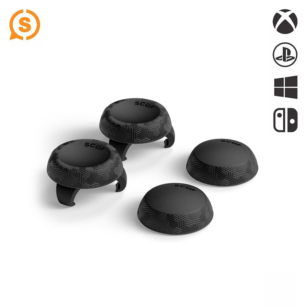SCUF Universal Thumbstick Grip, 6 Pack - Tactic - Black