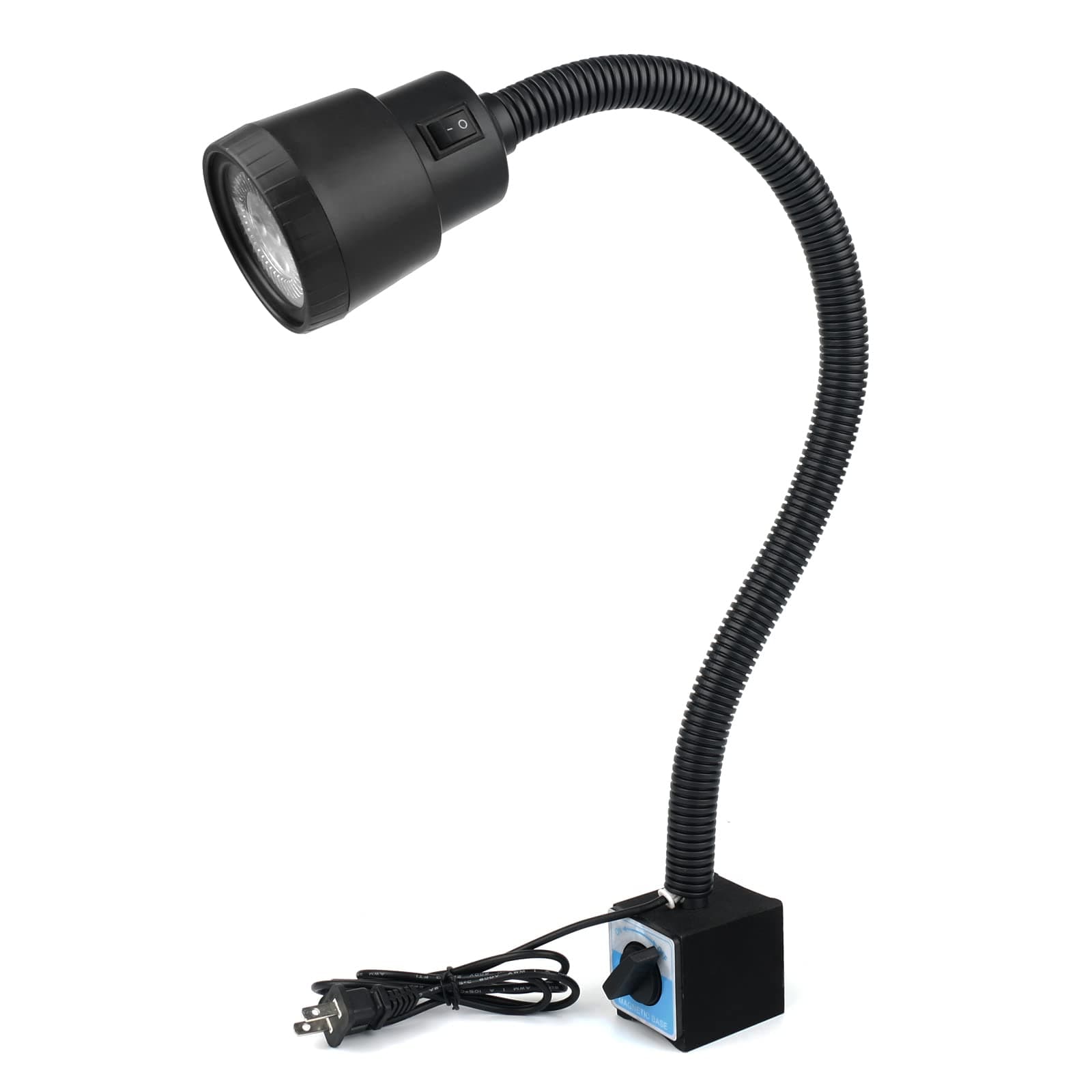 Magnetic Work Light, 5W Machine Light, 500 Lumens Flexible Work Light for Lathe Milling Machine Drill Press, Industrial Lighting with 6T Mgagnetic Base…
