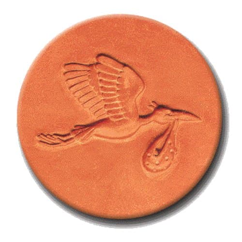 Rycraft Mr Stork Terracotta Cookie Stamp