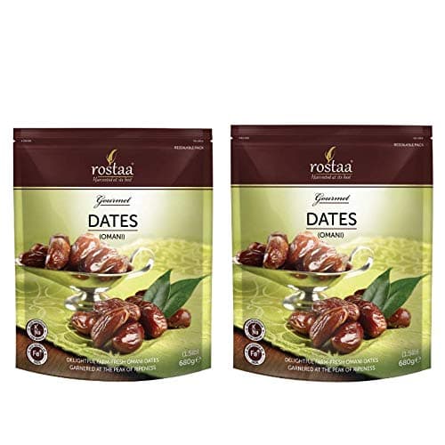 Rostaa Omani Dates Pouch, 2 X 680 g
