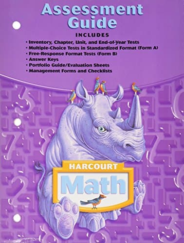 Assessment Guide: Harcourt Math Grade 4 Paperback – January 1, 2003