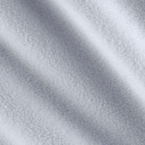Baum TextilesWinterfleece Micro Chamois White Fabric By The Yard, White