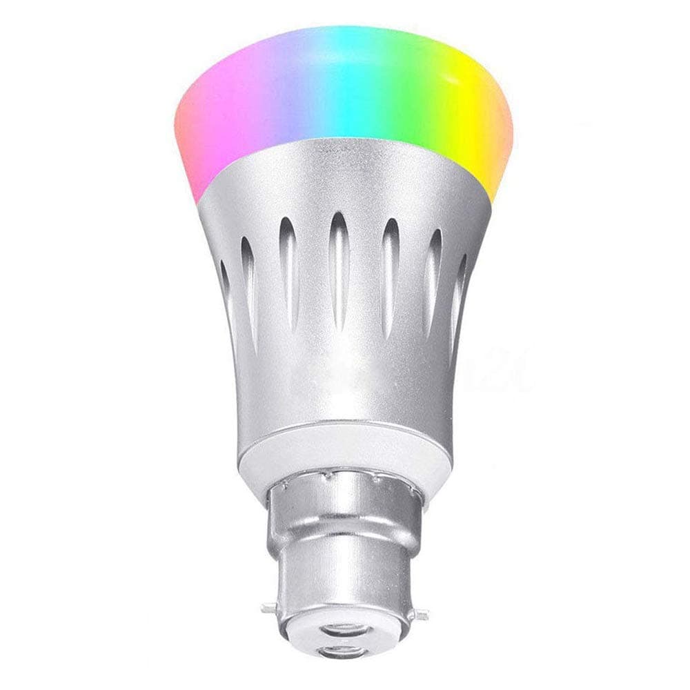 ZUOCHEN WiFi Smart LED Bulb, Work with Amazon Alexa and Google Assistant, Wireless Multi Light Color Light B22 Remote Controlled by iOS/Android Devices,No Hub Required