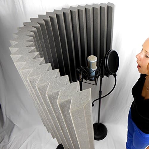 #1 Pro level Portable Vocal booth & Microphone Shield - Voicecube Wrap Pro Tm by VoiceCube.net