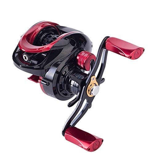 BFS - Low Profile - Baitcasting Reel - Left Right Hand 6.6:1 Ultra Light Aluminum Alloy Spool Low Profile Bait Casting Fishing Reels Color Black