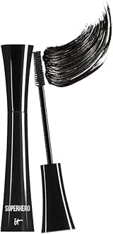 Superhero Mascara, Volumises & Lengthens Lashes, Made with Biotin, Shade: Super Black