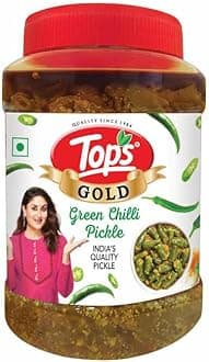 Pickle Green Chilli -900 gm | Prepared with the goodness of Mustard Oil