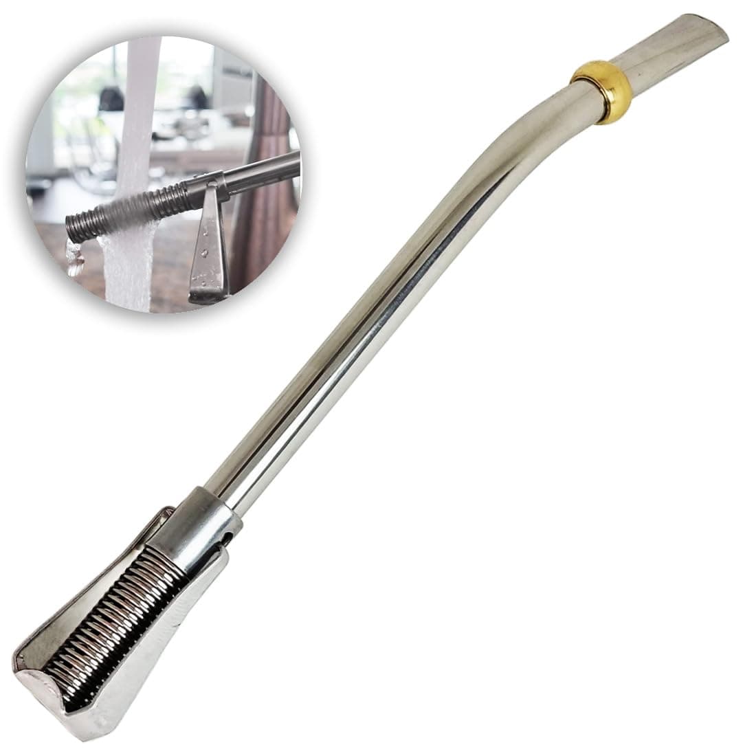 GAUCHO-MARKET Stainless Steel Spring Bombilla Straw