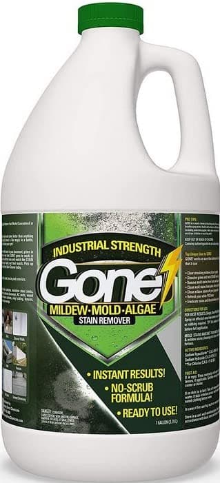 EcoClean Solutions Mold, Mildew & Algae Remover | No-Scrub Stain Remover | Instant Results for All Surfaces (1 Gallon)