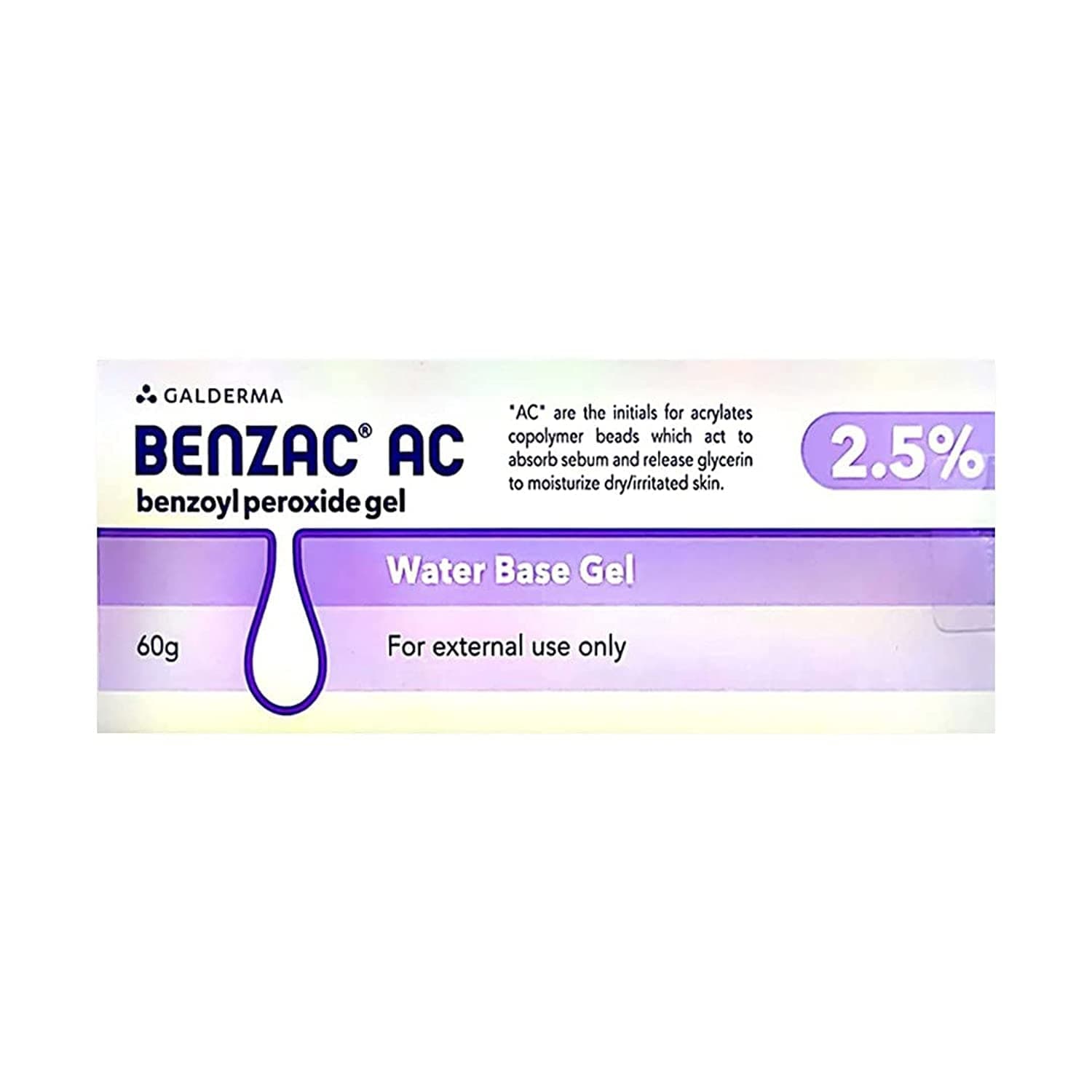 AC 2.5% Water Base Gel 60g