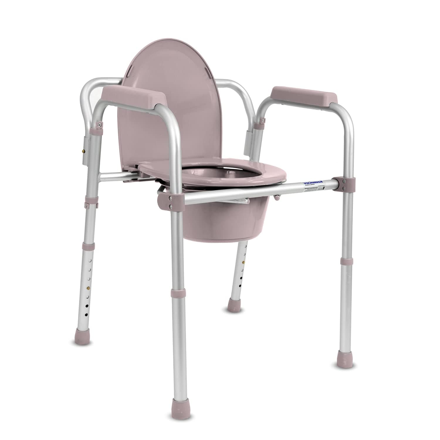 Folding Commode Chair (Aluminum without castors)