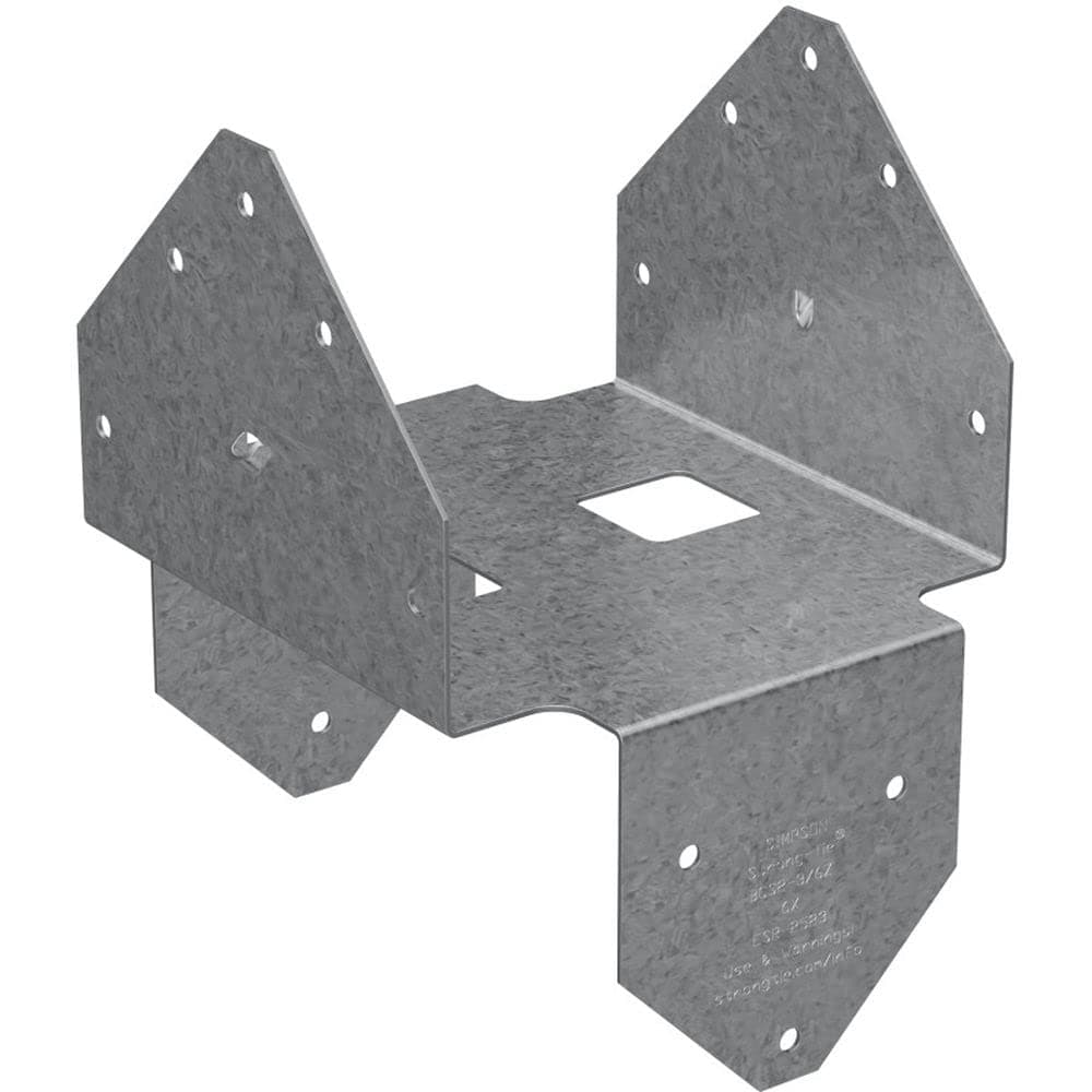 Simpson Strong-Tie BCS2-3/6 - Galvanized Post Cap for Double 3X Beam, 6X Post