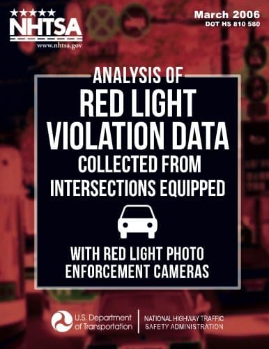Analysis of Red Light Violation Data Collected fro