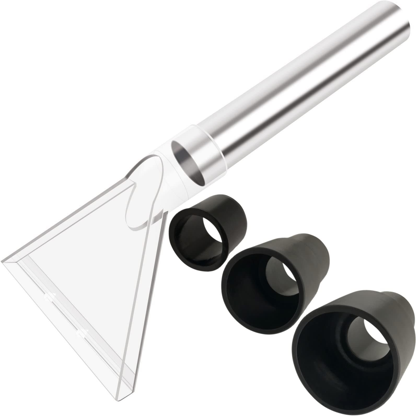 Universal Compatible with All Shop Vacs Extractor Attachment with 2-1/2" & 1-7/8" & 1-1/4" Three Adapters Auto Detailing Vacuum Head Extraction Accessory for Upholstery & Carpet Cleaning