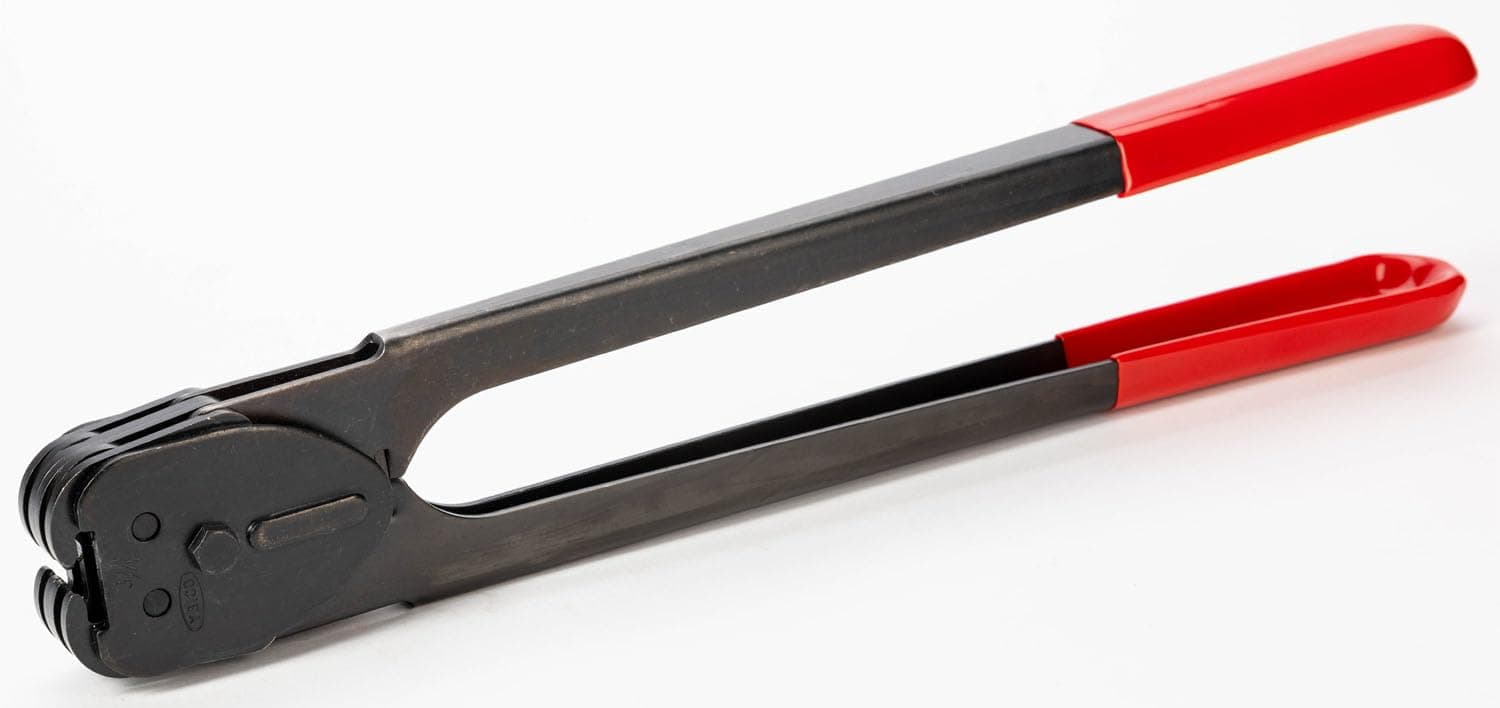 IDL Packaging Teknika C-3126 Double Notched Long Handle Sealer for 3/4" Steel Strapping