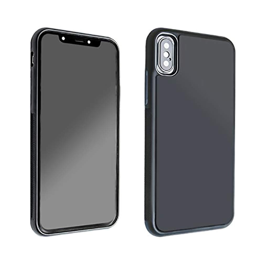 ANERNAI iPhone X Case Ultra Thin Soft TPU +PC Anti-Gravity Nano Adsorption Technology for iPhone Apple X 10 Cover (Black)