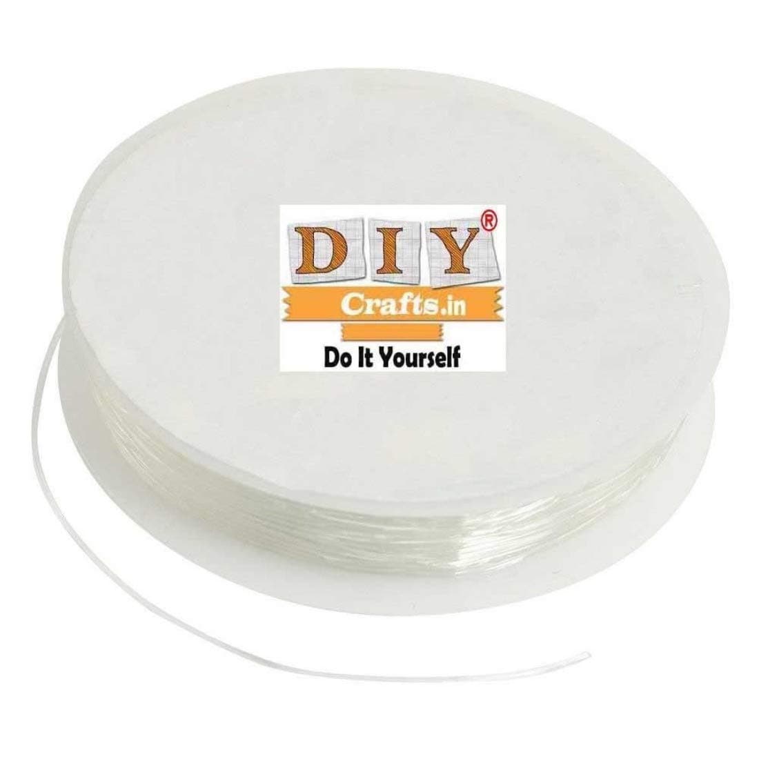 DIY Crafts Pack of 2 Roll, Stretchy Elastic Thread, 2 Roll, Stretchy Elastic Crystal Rope String Co (Pack of 2 Roll, Stretchy Elastic Thread)