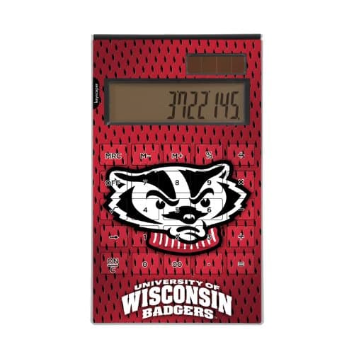 Keyscaper Wisconsin Badgers Desktop Calculator NCAA