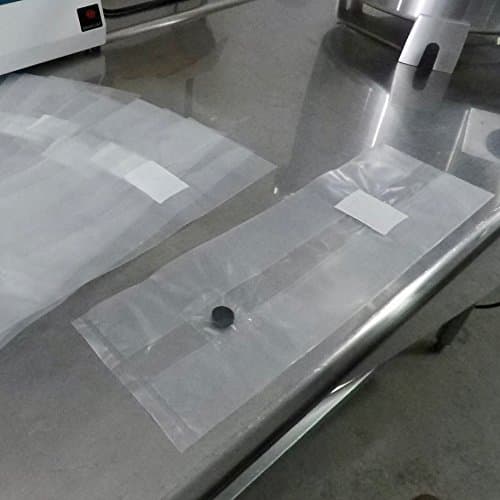 50 QTY Medium Size 5'' x 4'' x 18'' Sealable Spawn / Myco Bags With Injection Port and 0.2 Micron Filter Designed for Mushroom Cultivation Growing