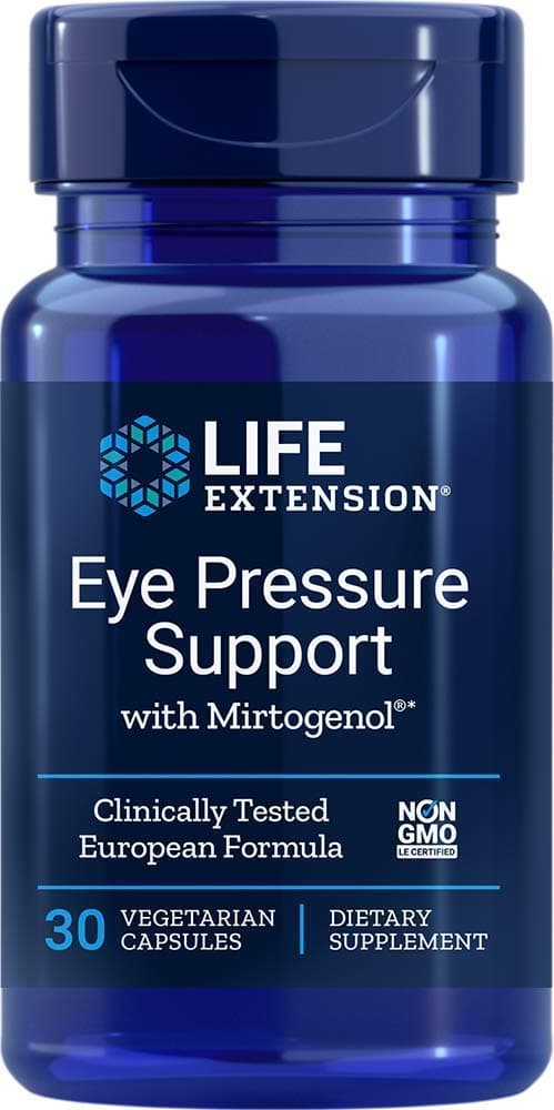 Life Extension Eye Pressure Support with Mirtogenol 30 Vcaps (Pack of 2)