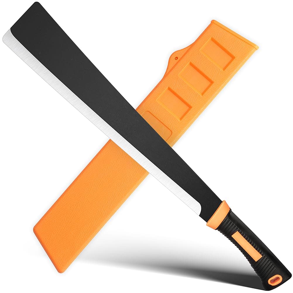 Billhook Sickle Machete for Yard Work Cutting Trees Heavy Duty machetes Mexicanos de Trabajo Best Machete Camping,Gardening Machete,Land Management,Hunting and Outdoor.