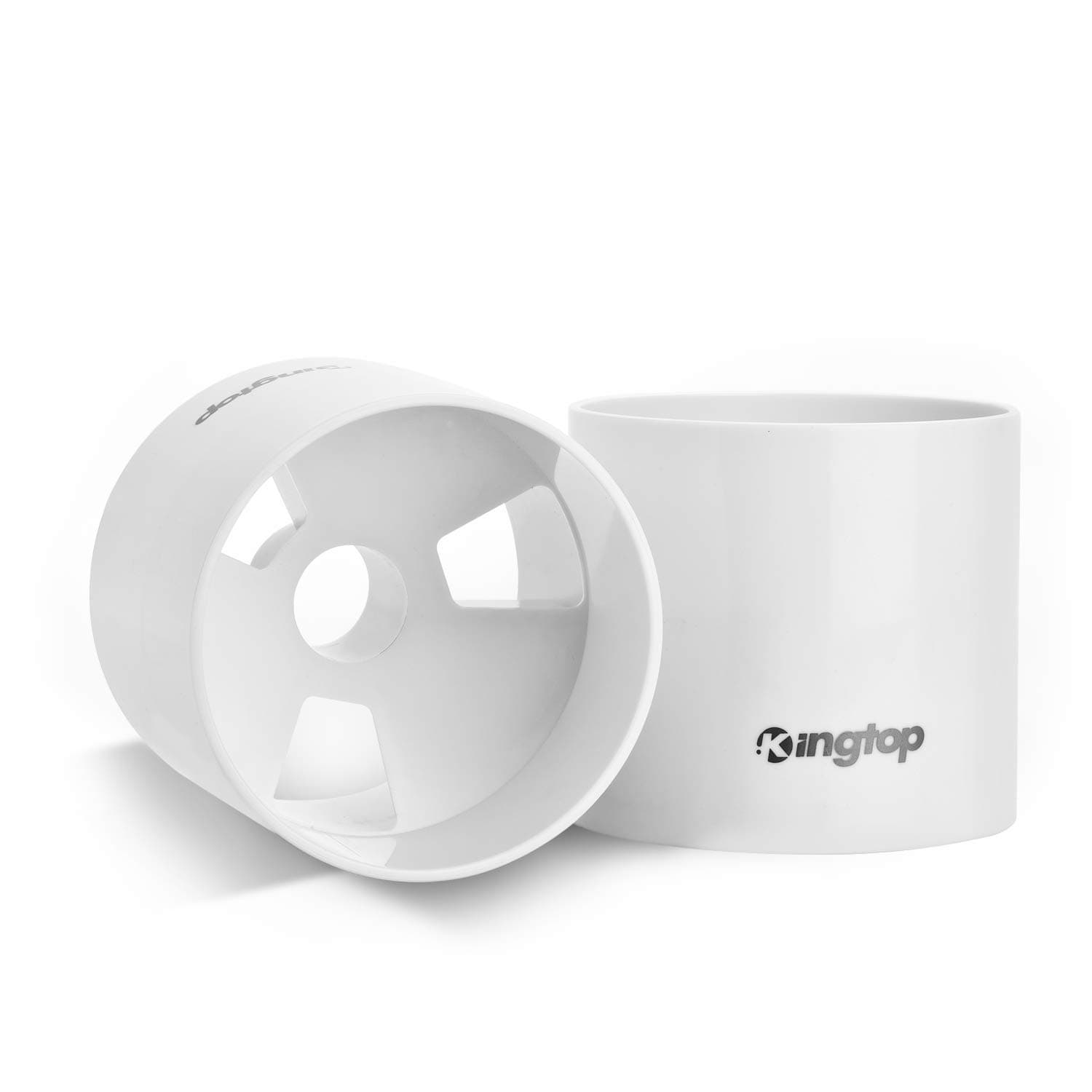 4" Practice Putting Green Golf Cup- Bright White Plastic 2pcs