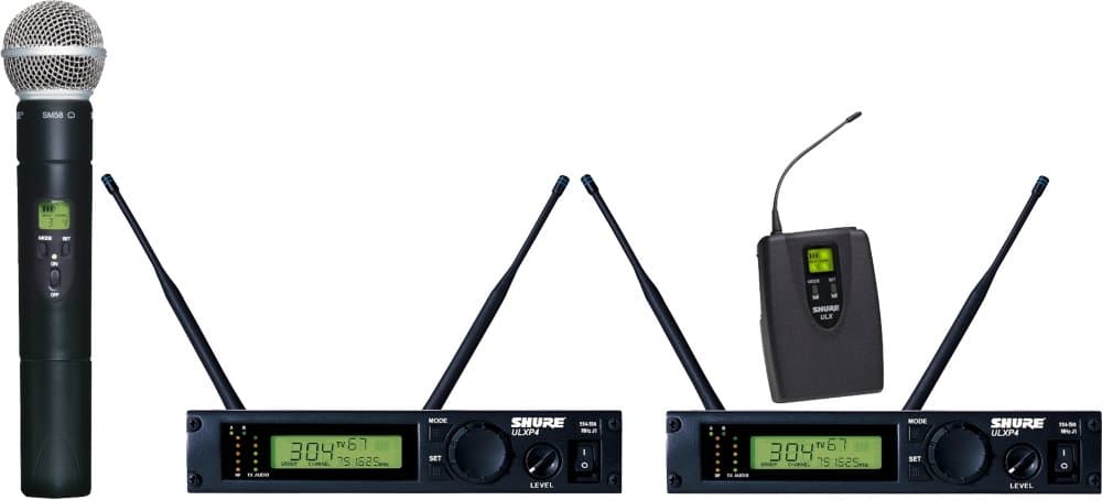 Shure ULXP124/58 Dual Channel Mixed System, J1