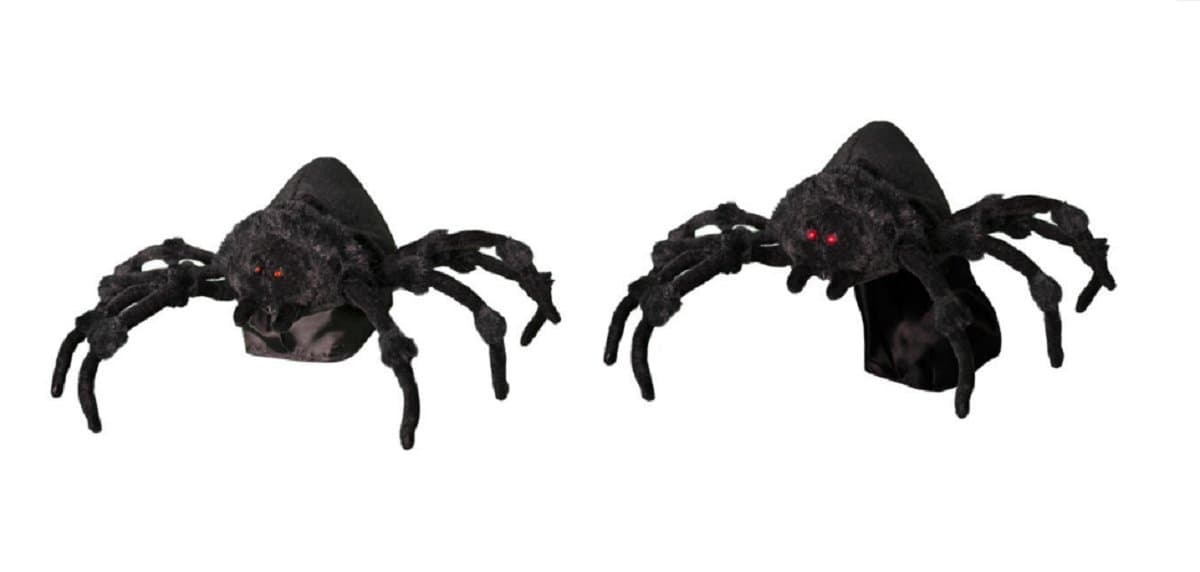 HALLOWEEN ANIMATED JUMPING SPIDER TABLETOP DECORATION