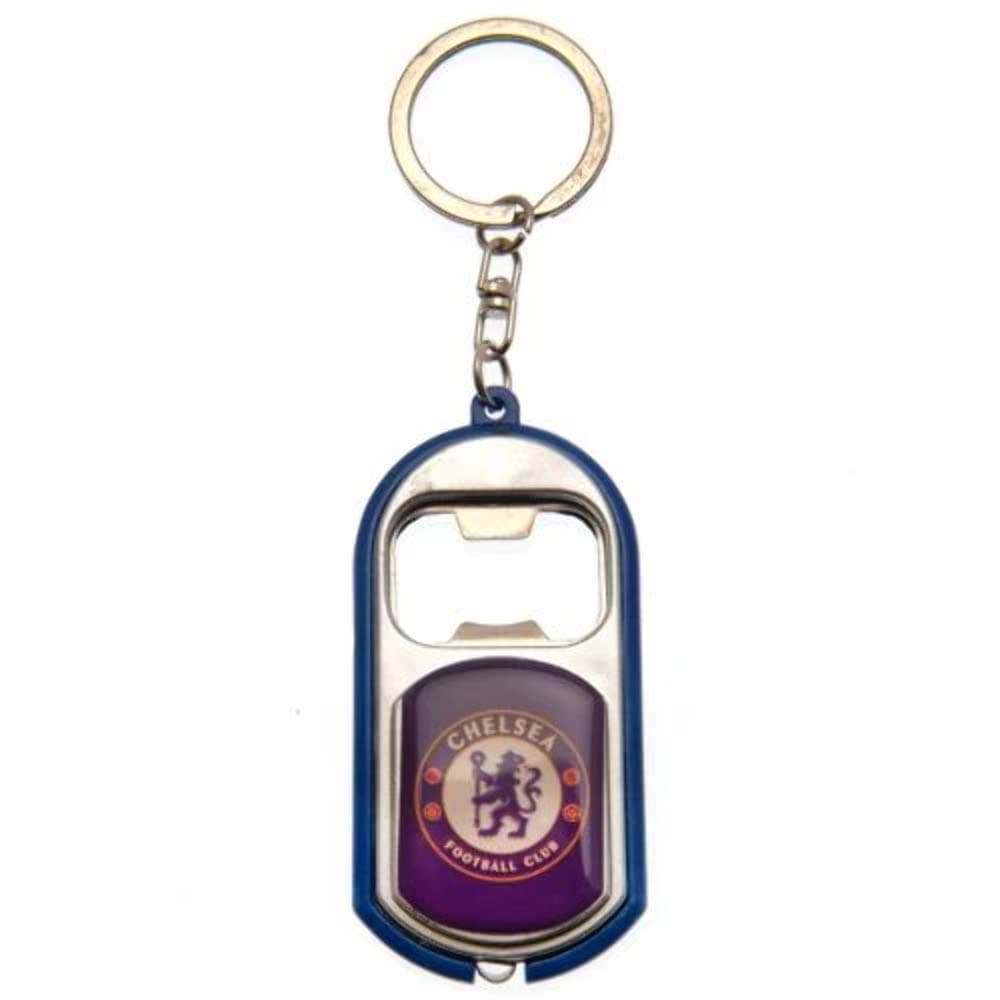 Chelsea Torch Light Bottle Opener Keyring - Multi-Colour