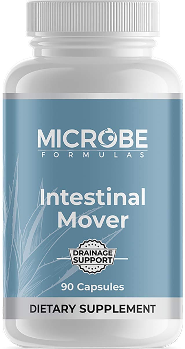 Microbe Formulas: Intestinal Mover - 90 Capsules - All Natural Formula - Aids in Digestive Detox, Helps Constipation, Supports Proper Bowel Function
