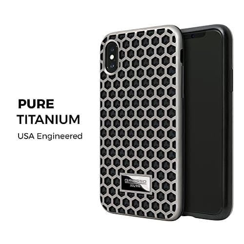 Gresso Magnum Titanium Case for iPhone X (Grey)
