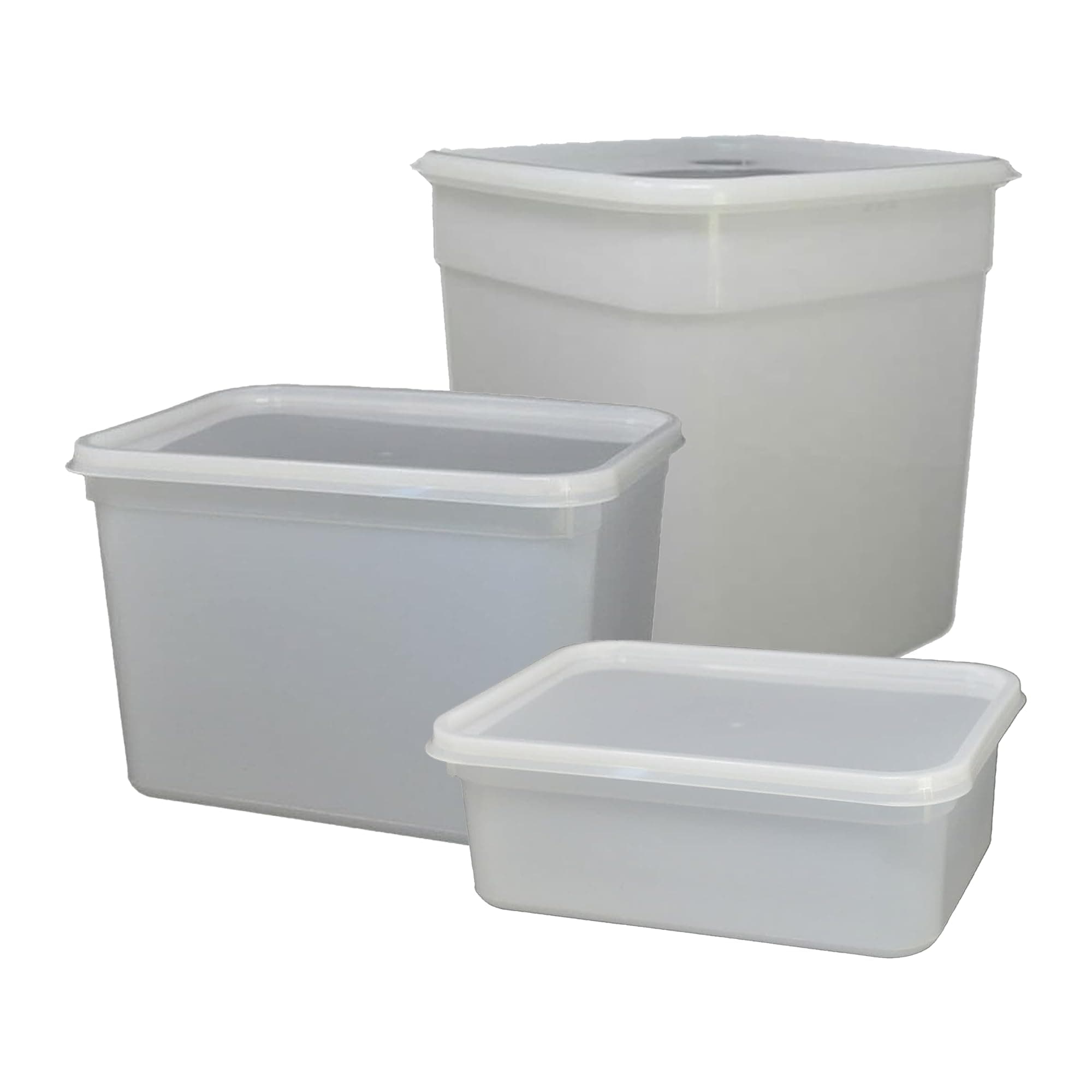 We Can Source It Ltd – 2L Reusable Ice Cream & Food Storage Containers with Lids – Stackable, Airtight, Freezer & Dishwasher Safe – Perfect for Meal Prep, Kitchen Organization – Pack of 20