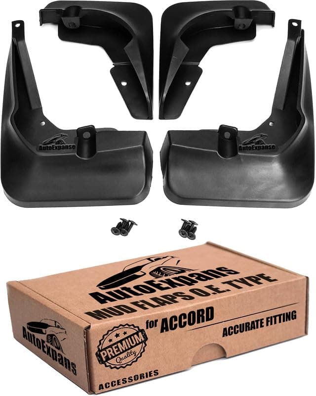 car mud Flap for Accord/Front and Rear O.E Type Mud Flaps ABS Plastic only for Accord