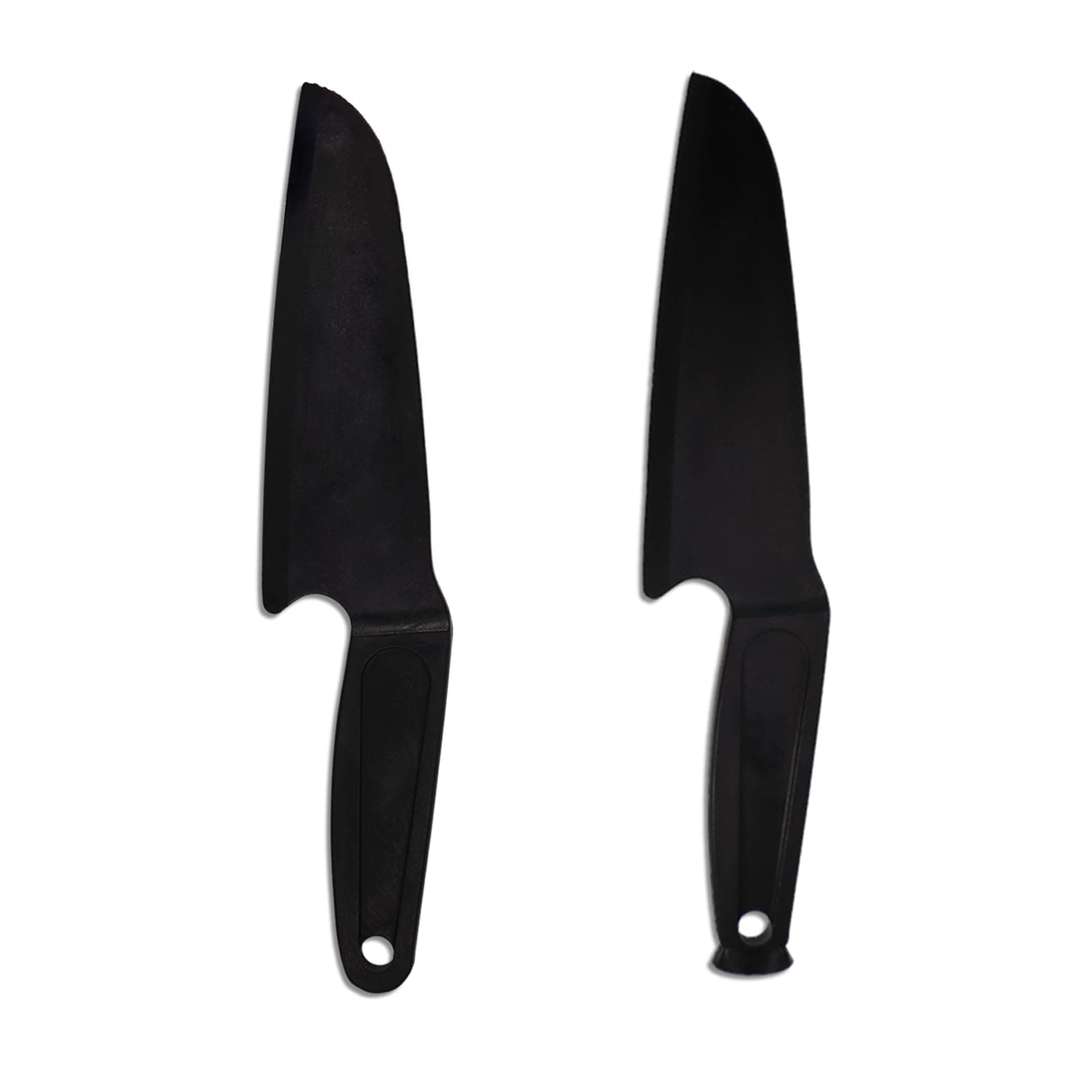 ComXim2 pcs Nylon knife plastic knife lightweight and safe, Chef Knives suitable for cutting fruits, vegetables, pizza, cakes，bread