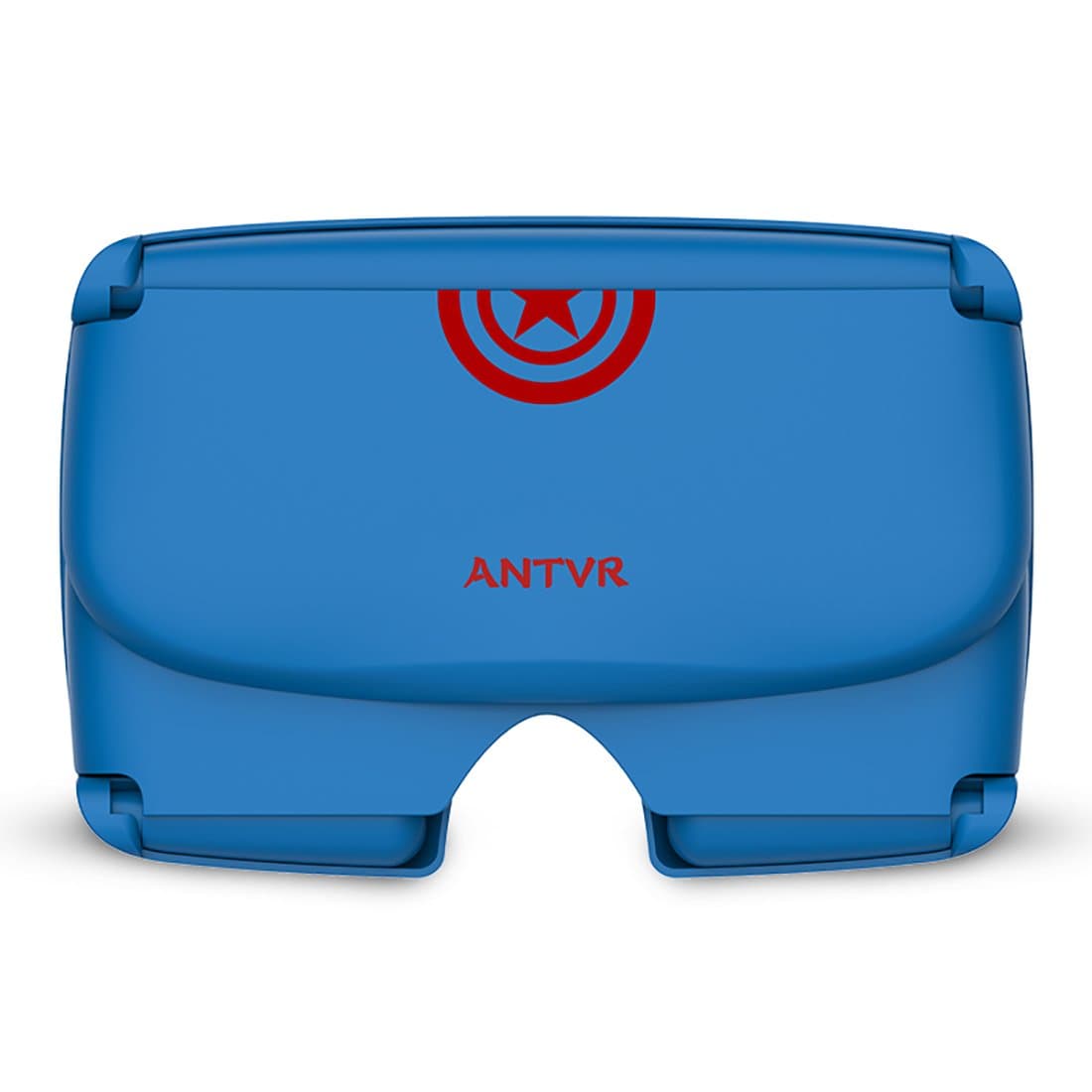 ANTVR Energy Edition-Blue 3D VR BOX Folding 3D Gl Headset Virtual Reality Light Weight Goggle Cardboard for 5"-6", Blue