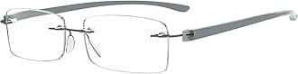 Eyekepper Reader Small Lens Rimless Reading Glasses Men Women