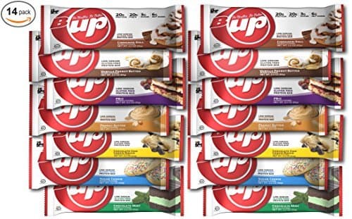 B-UP Protein Nutritional Bar 14 Count (Variety - 2 of Each Flavor)
