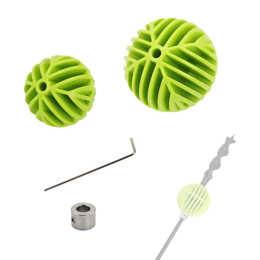 Flex Shank Installer Drill Bit Guide Tools/Cable Bit Bumper Balls for 3/16" Shank/in-Wall Drill Guide Kit 1-3/4" & 2-5/16" - S/4+Tool