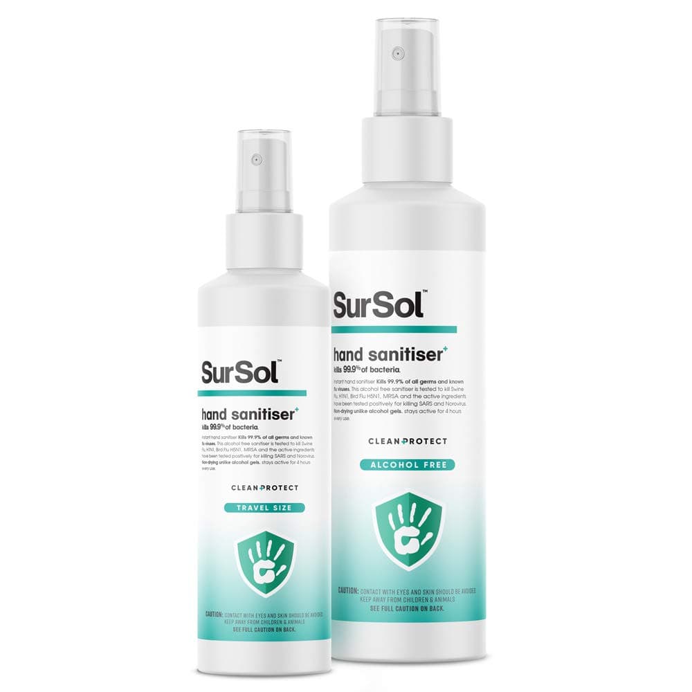 SurSolHand Sanitiser Pack for Home and Travel