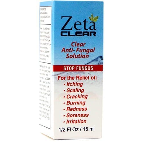 ZetaClear (.5 Oz) Clear Nail Fungus Solution - Brush On Application