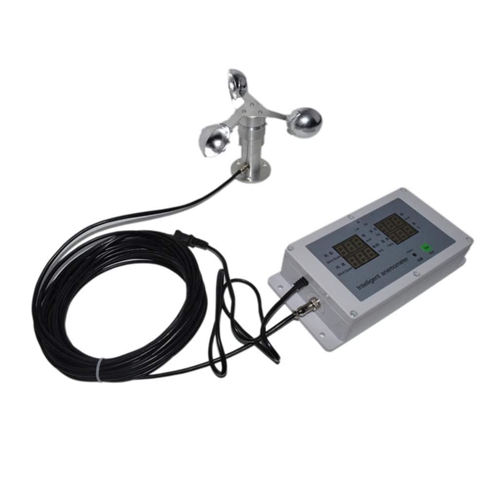 CGOLDENWALL Tower Crane Wind Speed Meter Anemometer Temperature Transmitter Sensor for Ship Crane Tower (Plastic sensor)