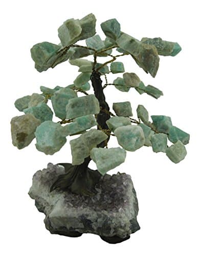 CARLIN Gifts Amazonite Gemstone Tree - M - 5.5" H