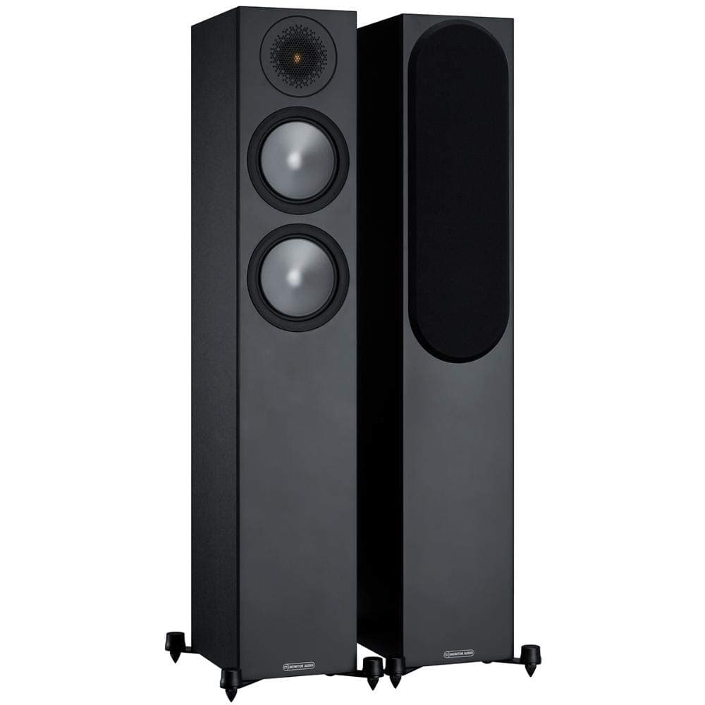 Bronze 200 Floorstanding Speaker Black (Pair) Latest Generation
