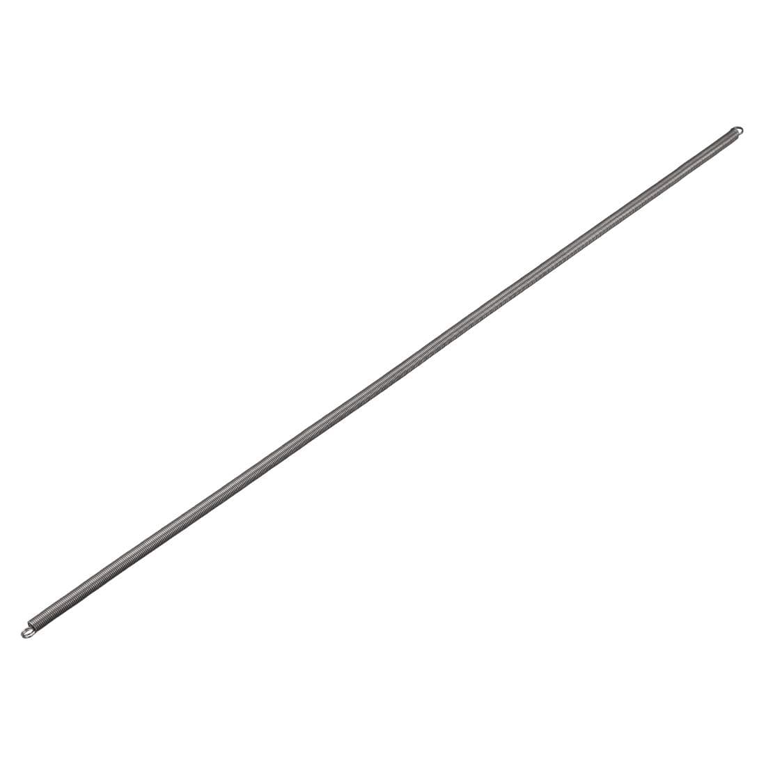 Sourcingmap Extension Spring - 0.5mm Wire Dia, 4mm OD, 300mm Free Length Spring Steel Small Dual Hook Tension Spring