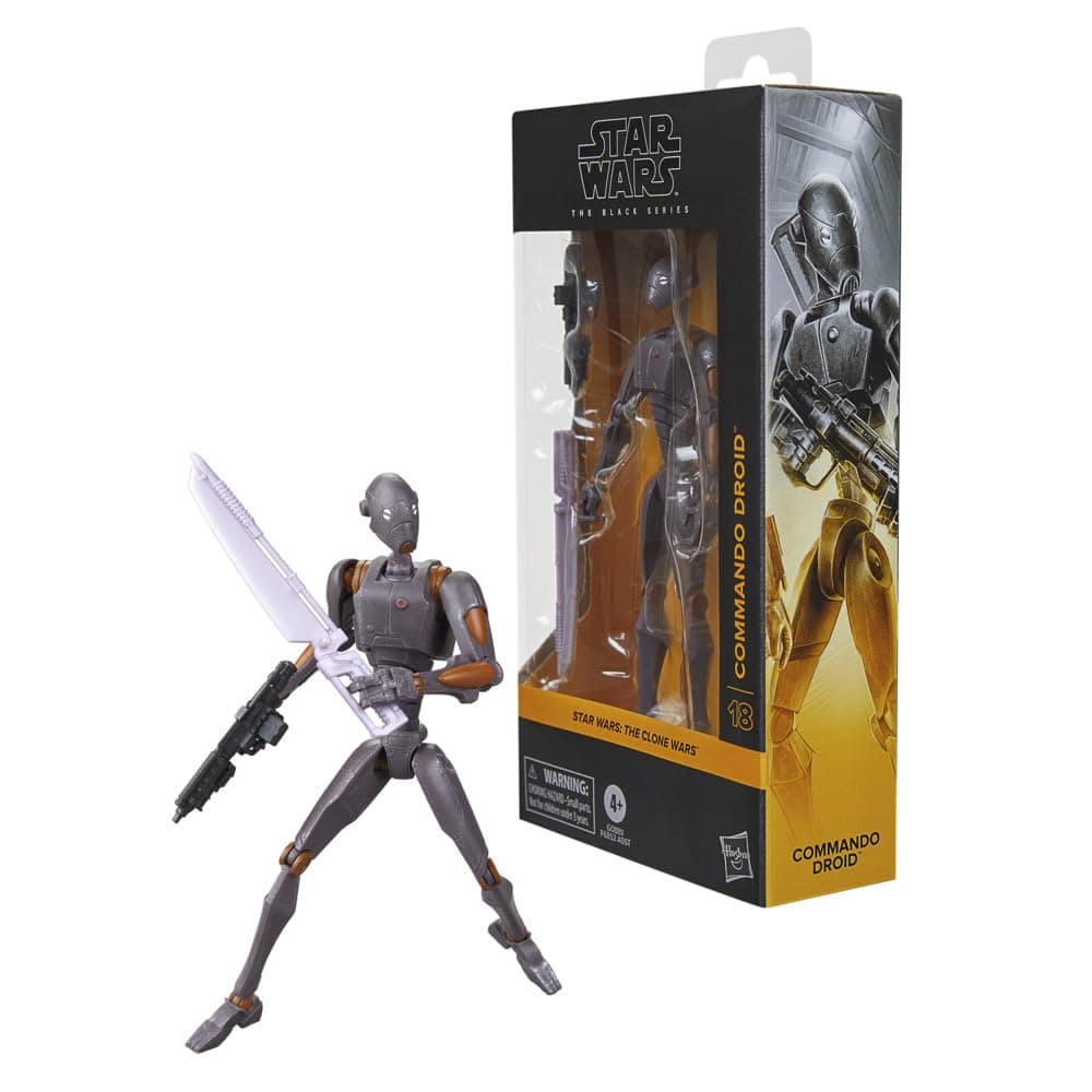 The Black Series Commando Droid, The Clone Wars Premium Collectible 6 Inch Action Figure