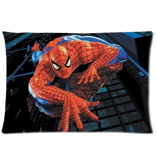 Custom Spiderman Pillowcase Standard Size Design Cotton Pillow Case