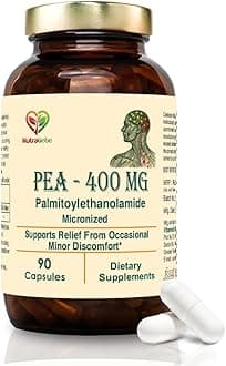 PEA 400mg (Palmitoylethanolamide) – Supports Joint Comfort, Immune Response, and Nerve Health – 90 Capsules