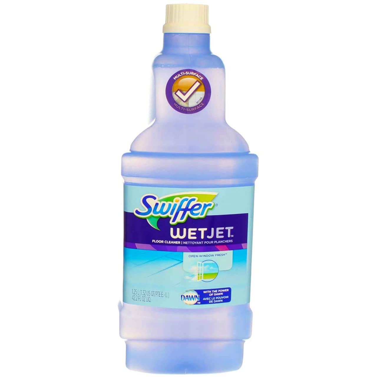SWIFFER 23679 1.25-Liter Wet Jet Multi-Surface Solution - Open Window Fresh - Quantity 44